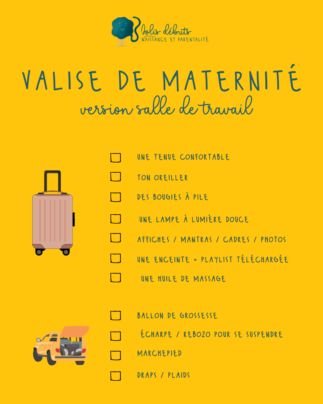 liste valise de maternité albi maternité lavaur hopital naissance 