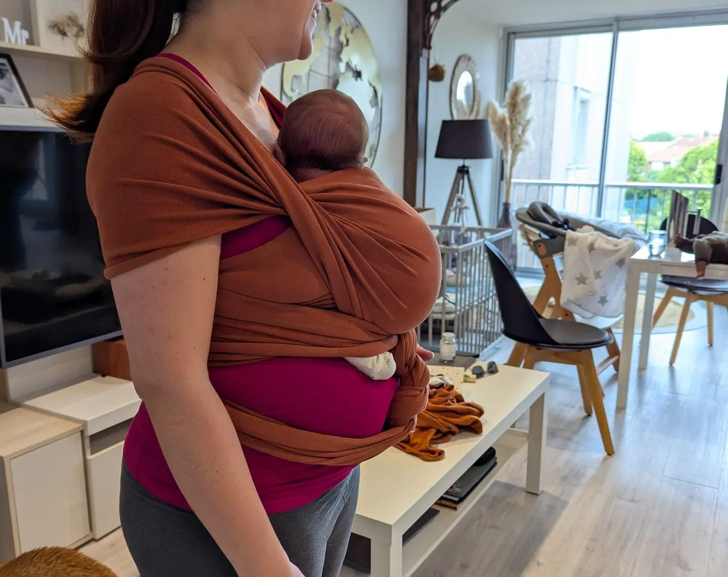 portage écharpe love radius nouveau né dès la naissance