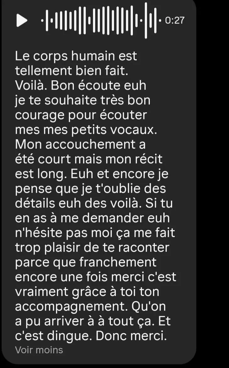 récit de naissance physiologique à Lavaur accouchement physio et express lavaur